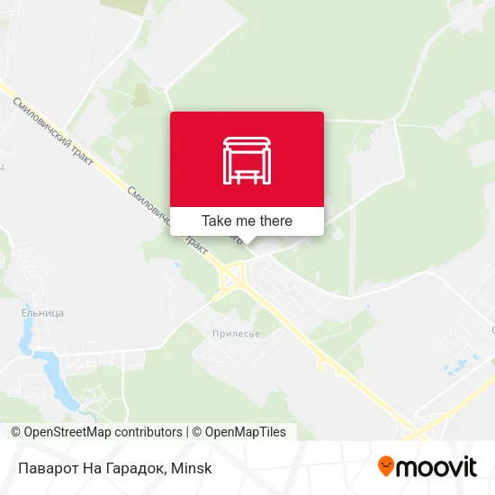Паварот На Гарадок map