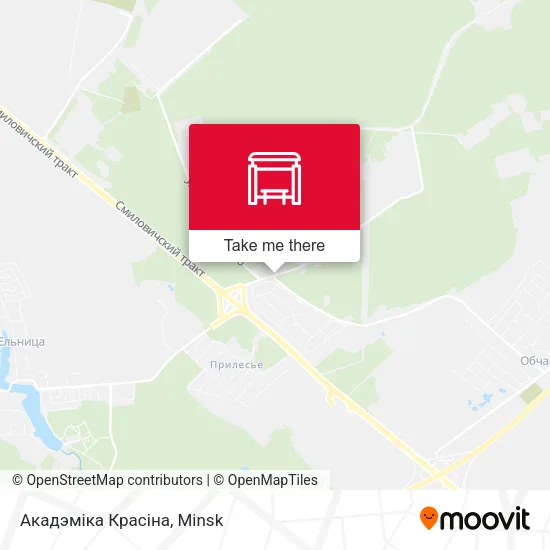 Акадэміка Красіна map