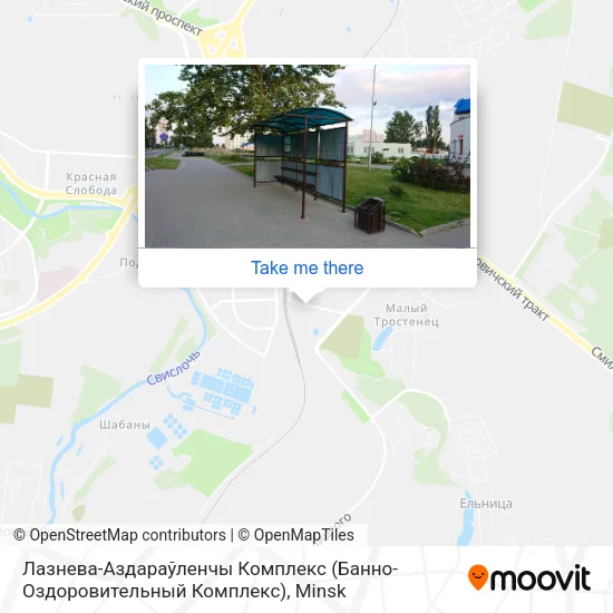 Лазнева-Аздараўленчы Комплекс (Банно-Оздоровительный Комплекс) map