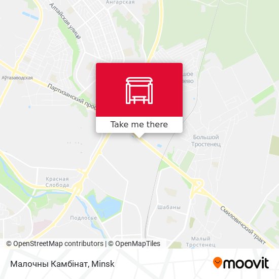 Малочны Камбінат map