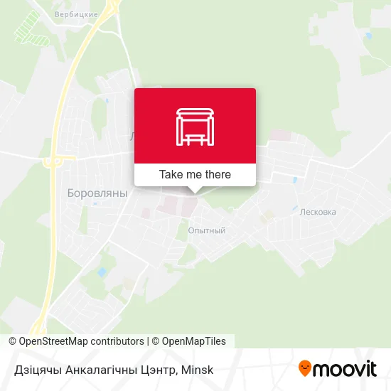 Дзіцячы Анкалагічны Цэнтр map