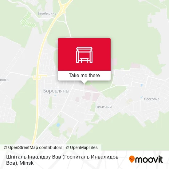 Шпіталь Інвалідаў Вав (Госпиталь Инвалидов Вов) map