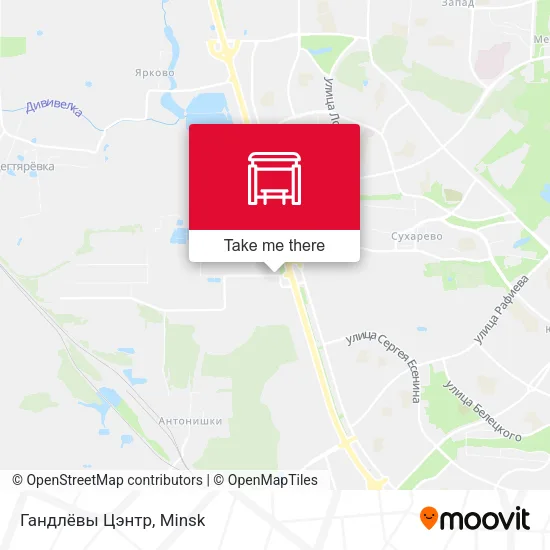 Гандлёвы Цэнтр map