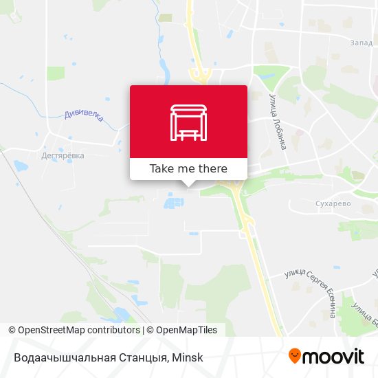 Водаачышчальная Станцыя map
