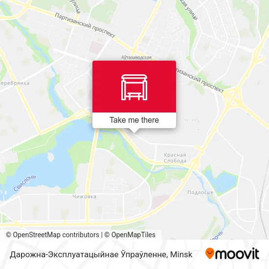Дарожна-Эксплуатацыйнае Ўпраўленне map