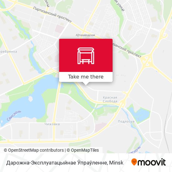 Дарожна-Эксплуатацыйнае Ўпраўленне map