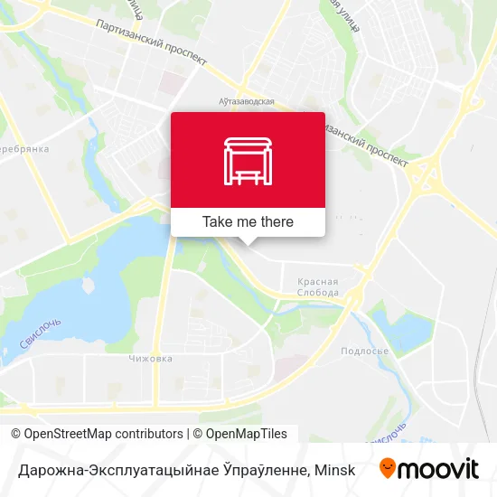 Дарожна-Эксплуатацыйнае Ўпраўленне map