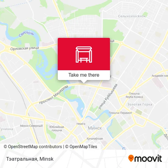 Тэатральная map