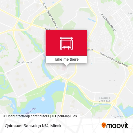 Дзіцячая Бальніца №4 map