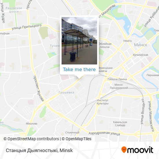 Станцыя Дыягностыкі map
