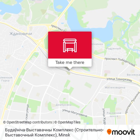Будаўніча-Выставачны Комплекс (Строительно-Выставочный Комплекс) map
