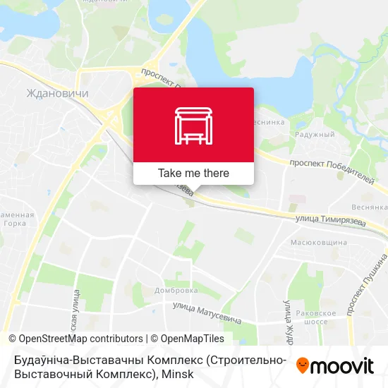 Будаўніча-Выставачны Комплекс (Строительно-Выставочный Комплекс) map