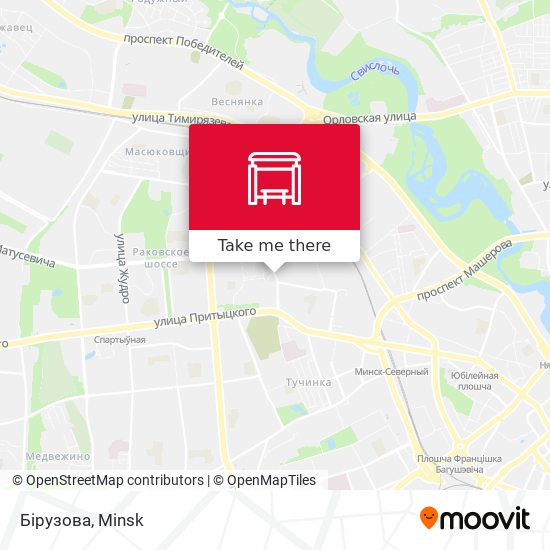 Бірузова map