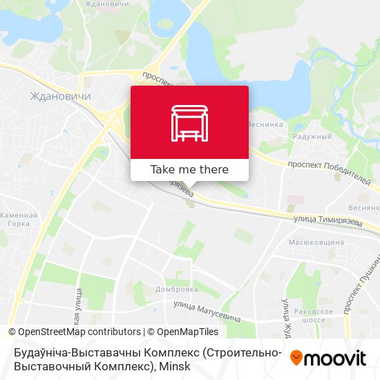 Будаўніча-Выставачны Комплекс (Строительно-Выставочный Комплекс) map