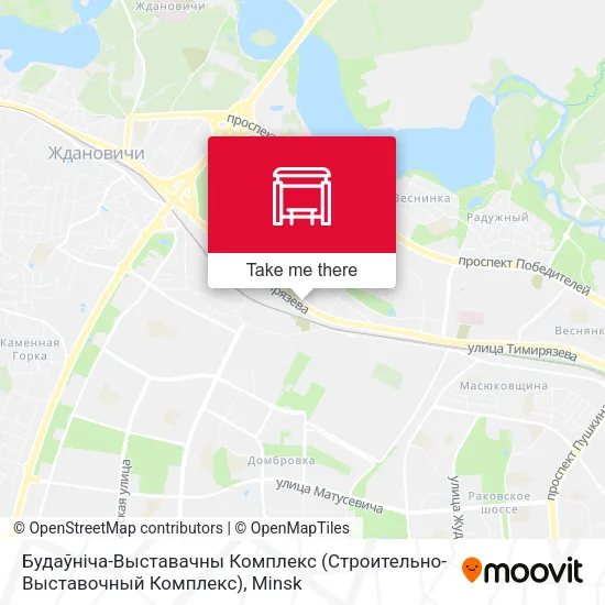 Будаўніча-Выставачны Комплекс (Строительно-Выставочный Комплекс) map