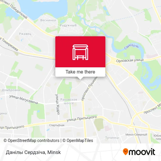Данілы Сердзіча map