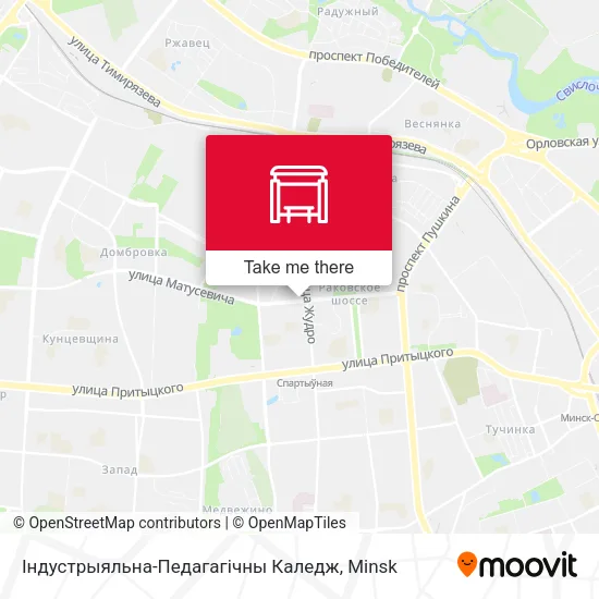 Індустрыяльна-Педагагічны Каледж map