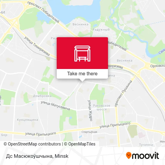 Дс Масюкоўшчына map