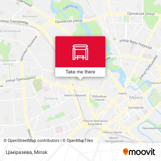 Ціміразева map