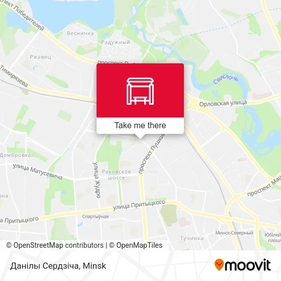 Данілы Сердзіча map