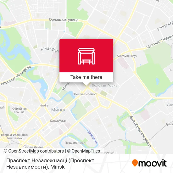 Праспект Незалежнасці (Проспект Независимости) map