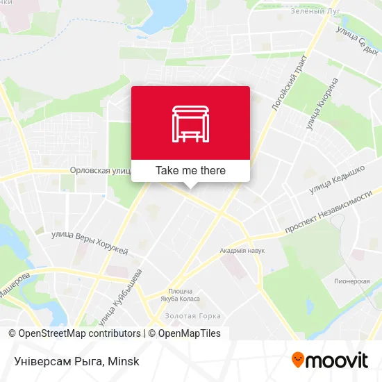 Універсам Рыга map