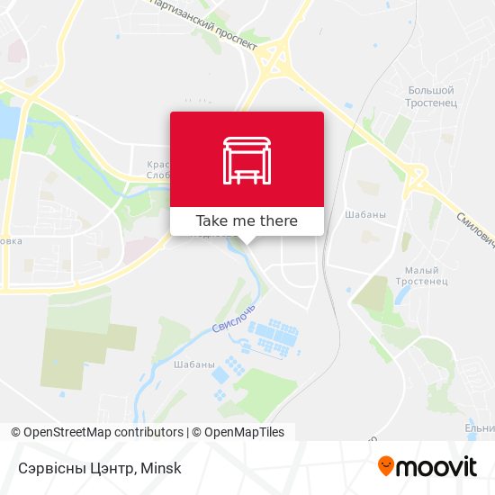 Сэрвісны Цэнтр map