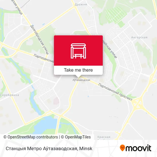 Станцыя Метро Аўтазаводская map