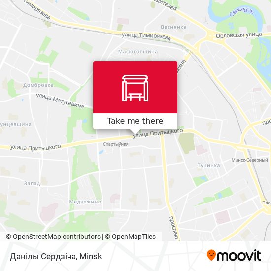 Данілы Сердзіча map