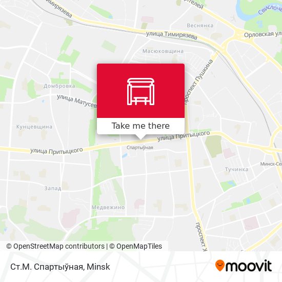 Ст.М. Спартыўная map