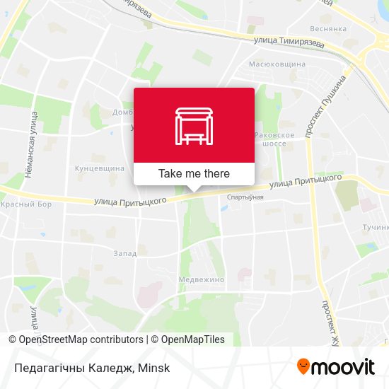 Педагагічны Каледж map