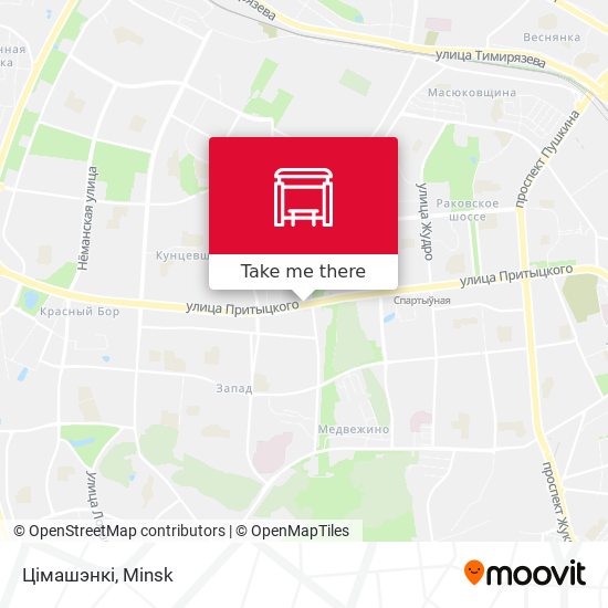 Цімашэнкі map