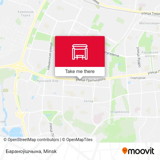 Бараноўшчына map