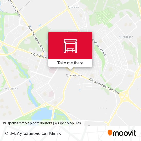 Ст.М. Аўтазаводская map