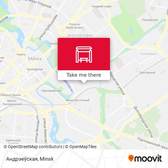 Андрэеўская map