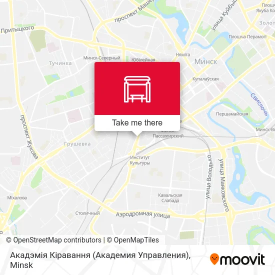 Акадэмія Кіравання (Академия Управления) map