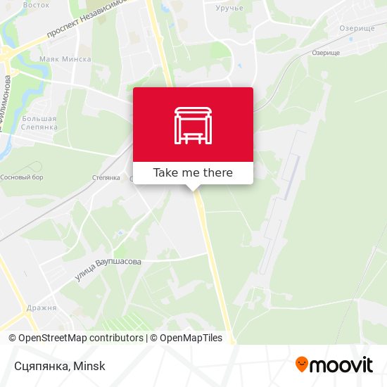 Сцяпянка map