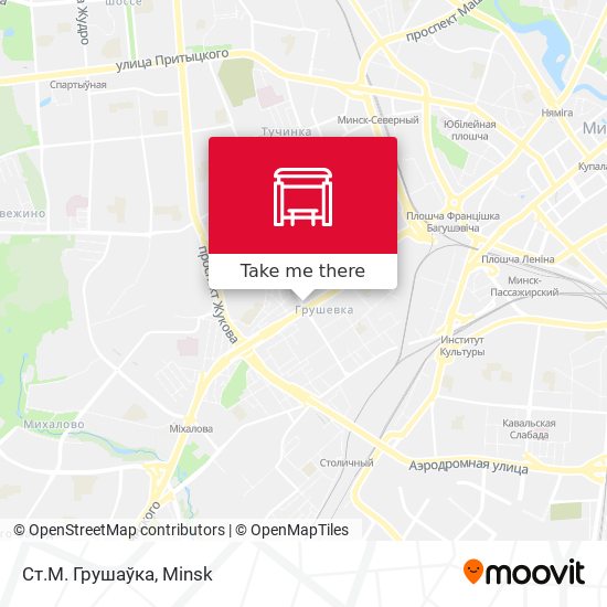 Ст.М. Грушаўка map