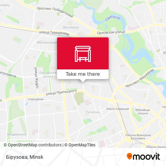 Бірузова map