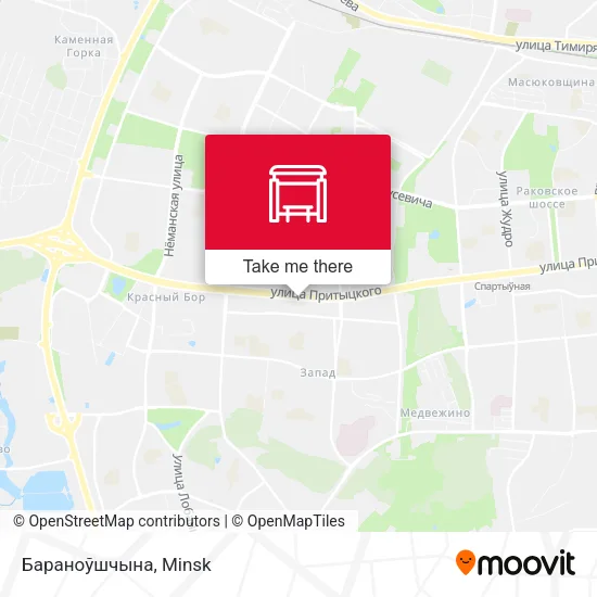 Бараноўшчына map