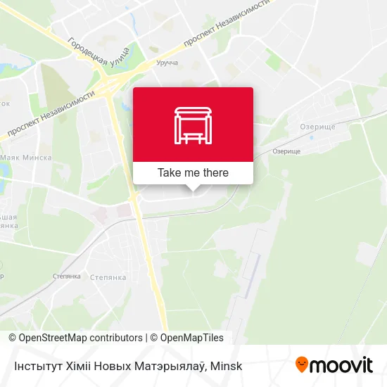Інстытут Хіміі Новых Матэрыялаў map