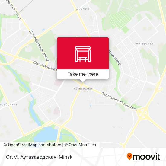Ст.М. Аўтазаводская map