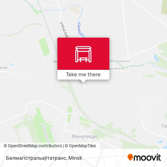 Белмагістральаўтатранс map