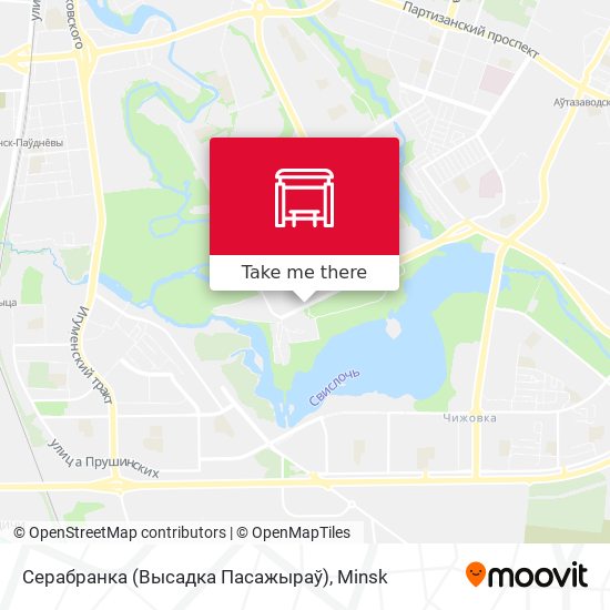Серабранка (Высадка Пасажыраў) map