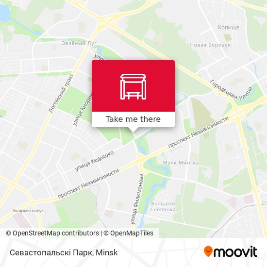 Севастопальскі Парк map