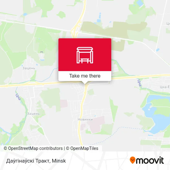Даўгінаўскі Тракт map