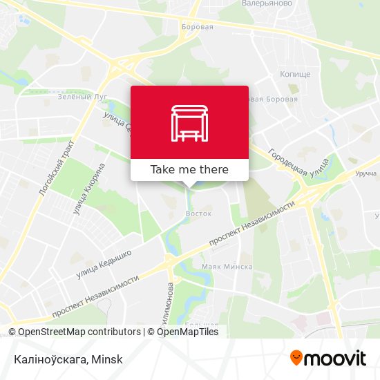 Каліноўскага map