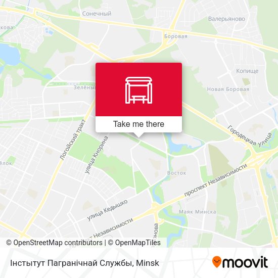 Інстытут Пагранічнай Службы map