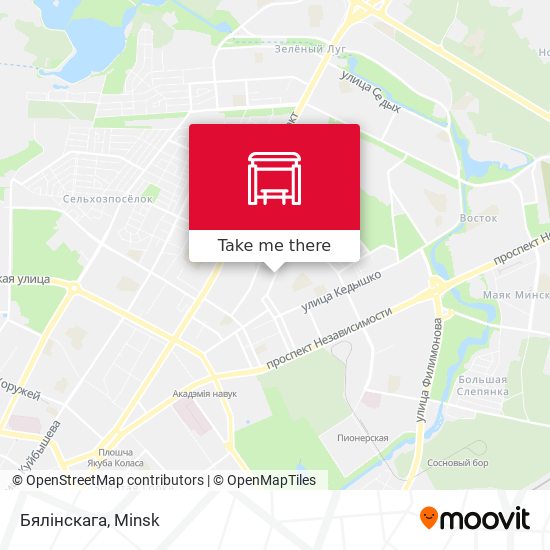 Бялінскага map
