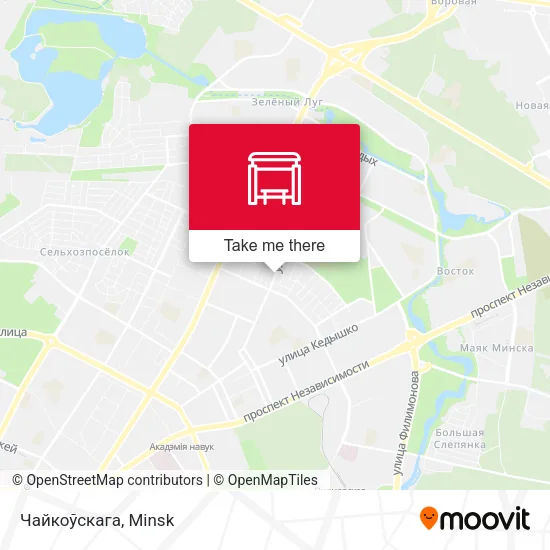 Чайкоўскага map